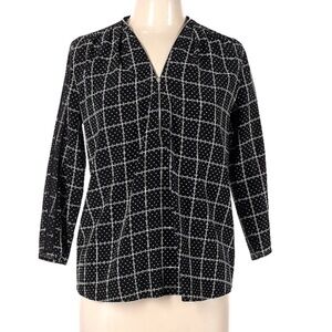 Sandro Paris polka dot blouse size L
